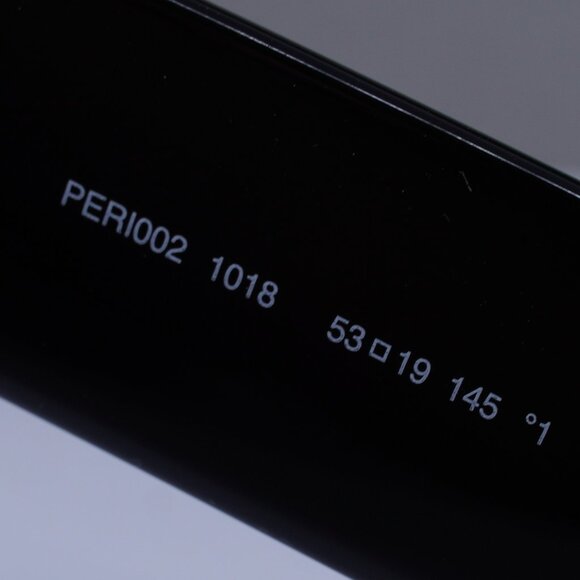 Palm Angels PERI002 PALM 1018 Rectangle Sunglasses - Black/Yellow - Picture 9 of 10